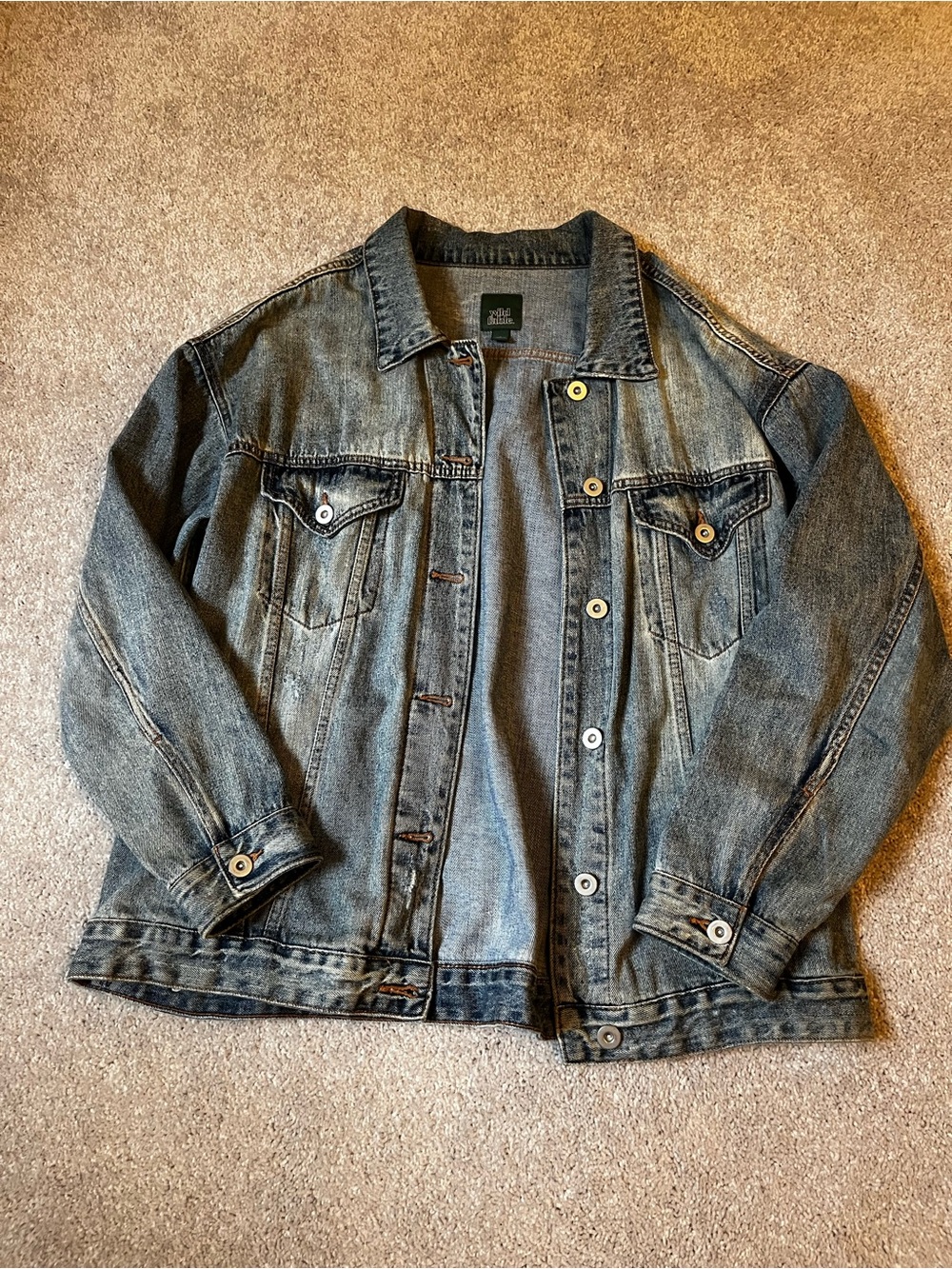 Oversized Blue Jean Jacket